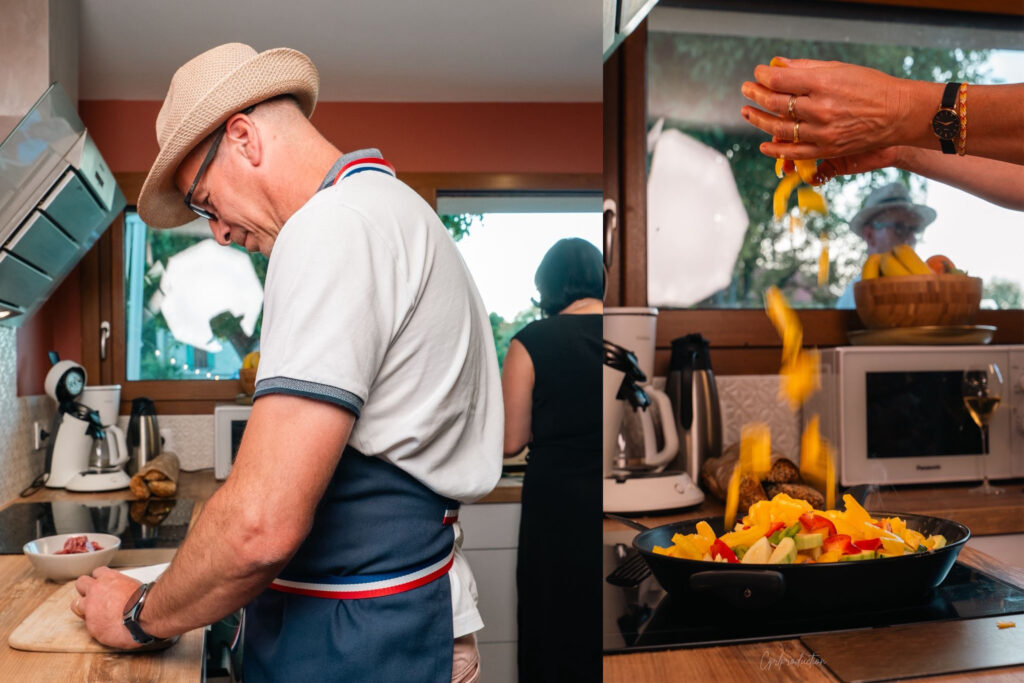on s'affaire en cuisine, tout l'équipement est là!
